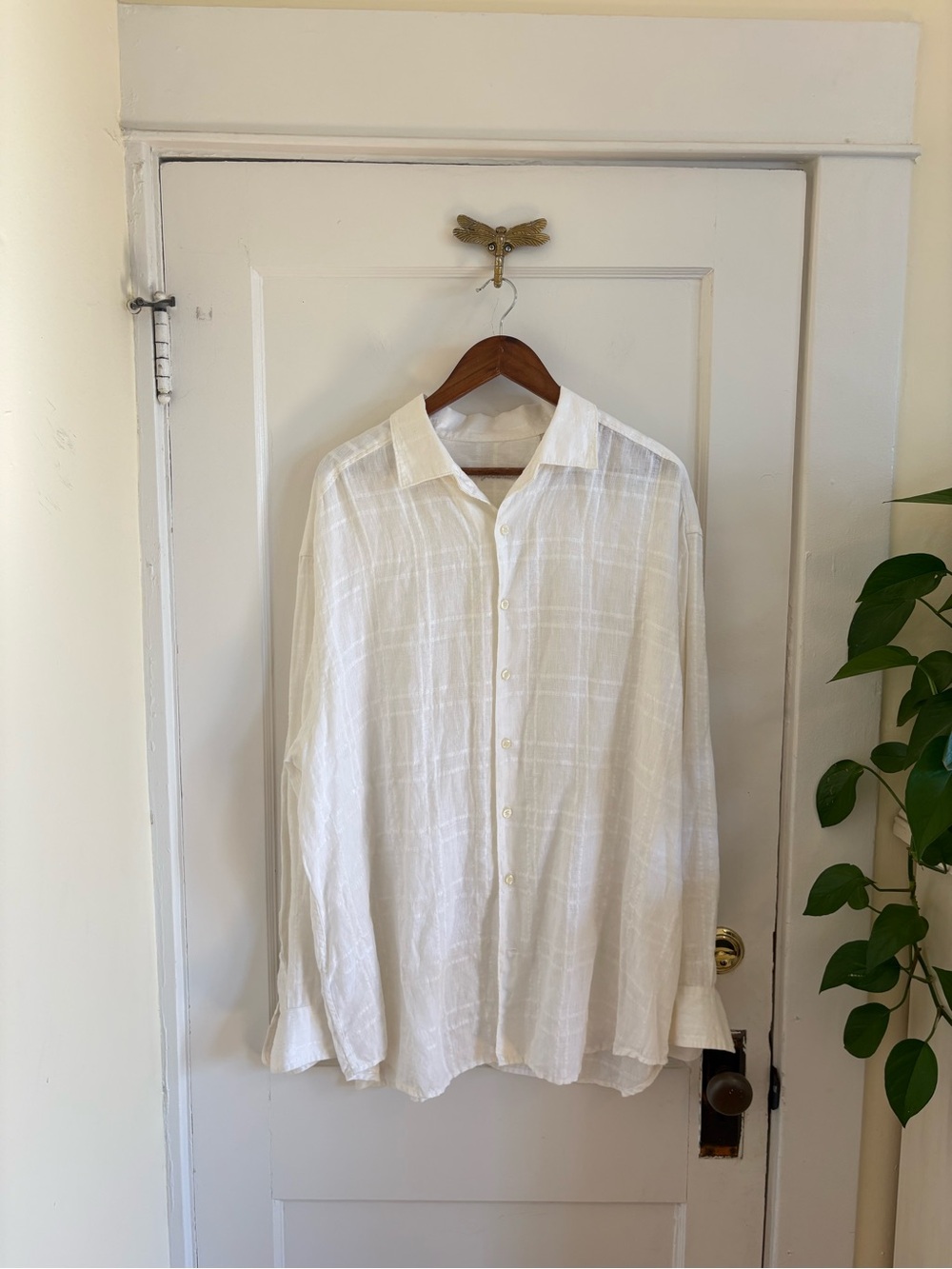 Tommy Bahama Ventana Plaid Linen Shirt Men's Medium Coastal Beach Resort 1XB